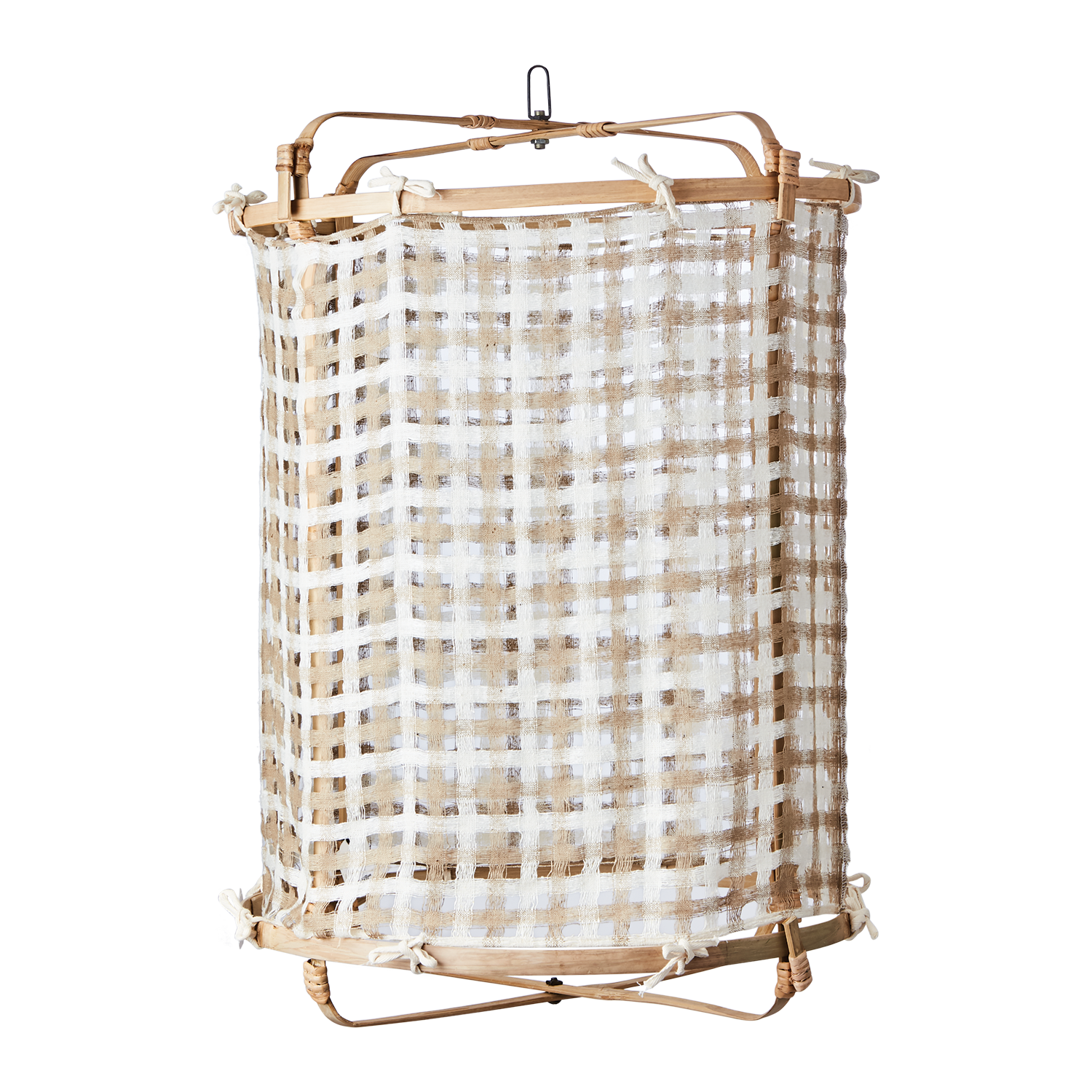 SHADE SIV Tyg till lampstomme L, Beige/vit