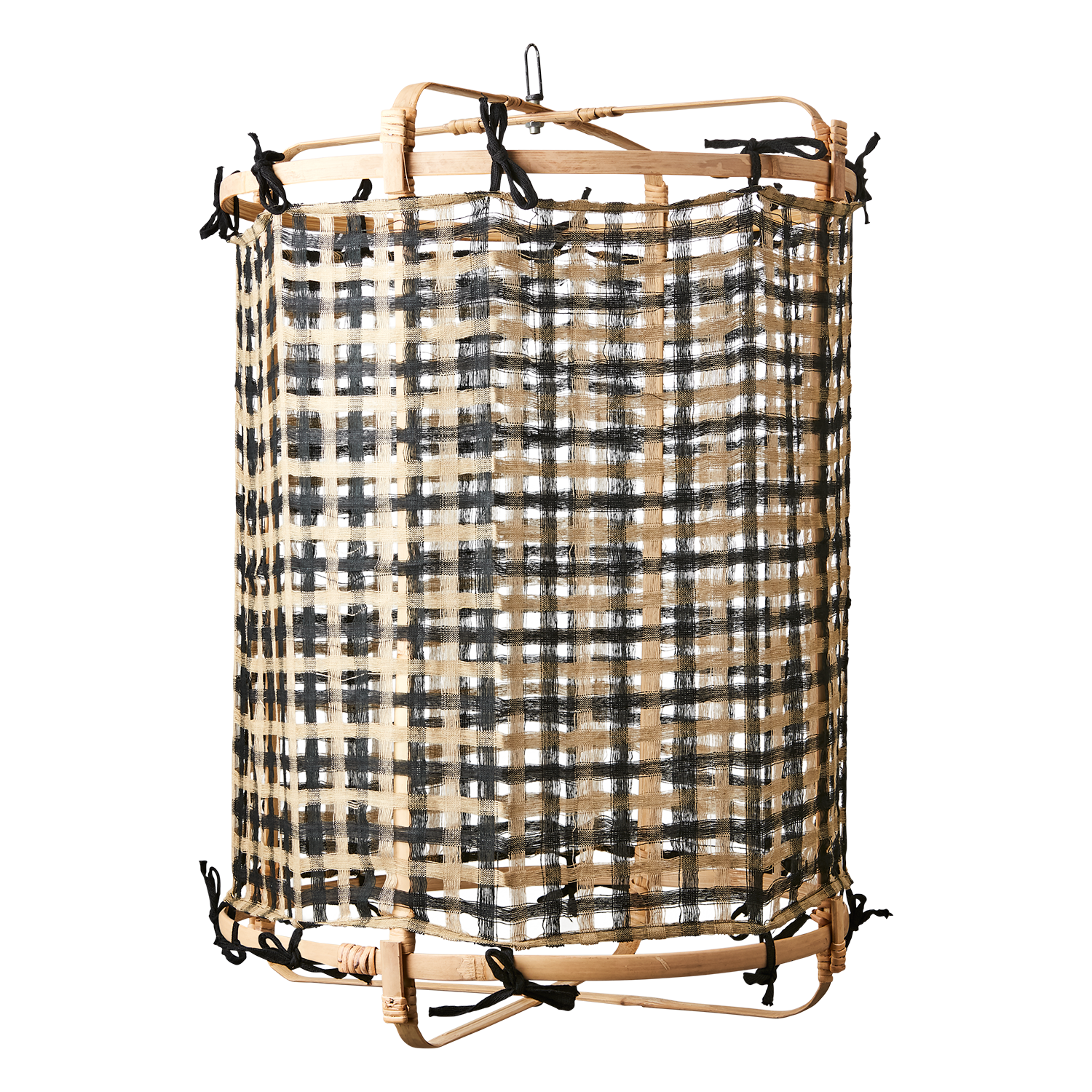 SHADE SIV Tyg till lampstomme L, Beige/svart