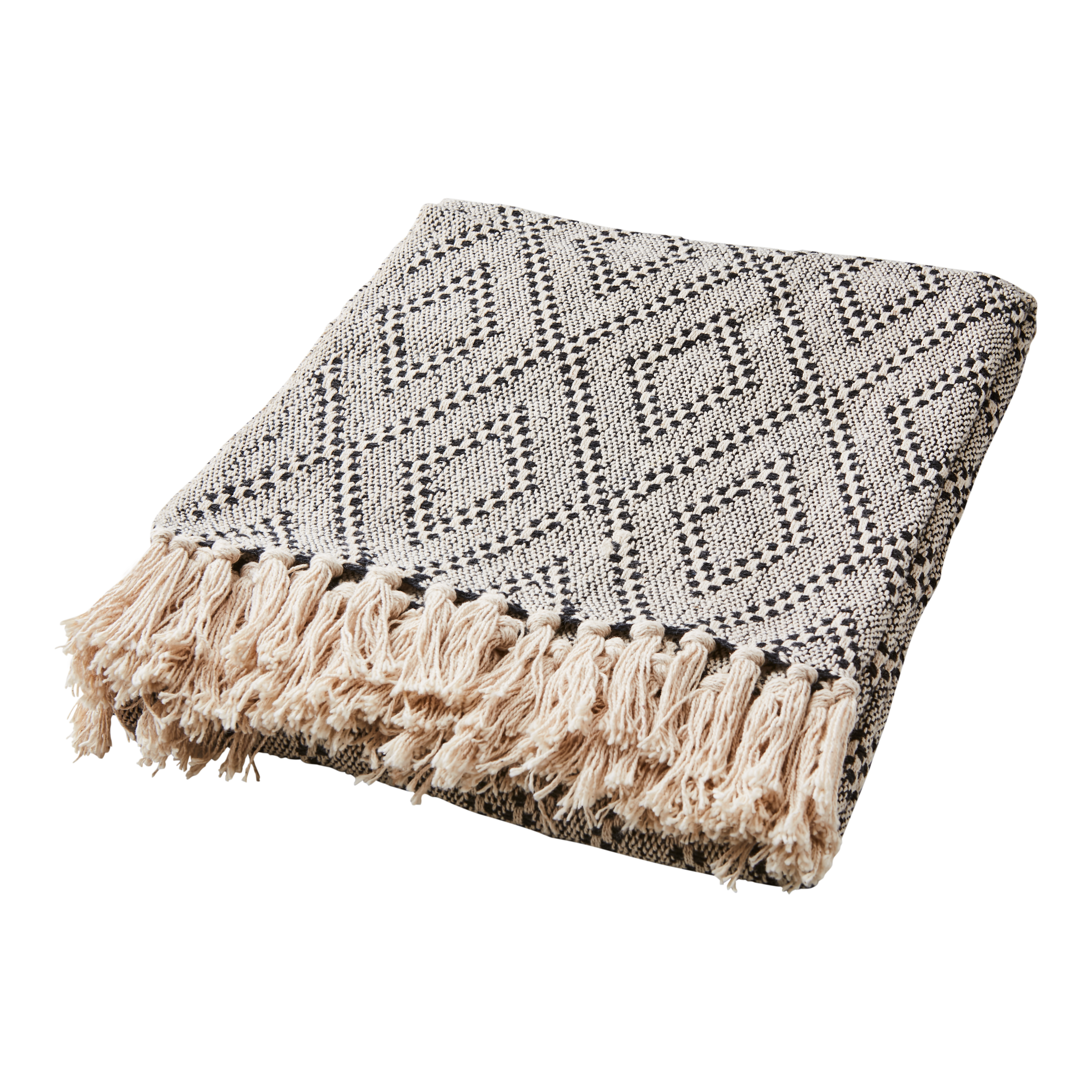 ANNA Filt, Beige/svart