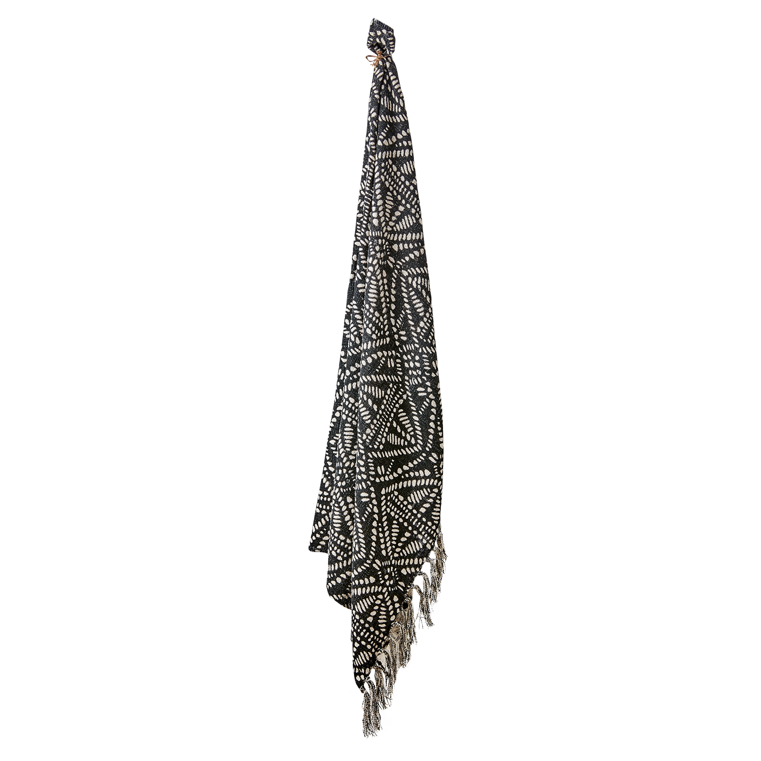 FERNANDO Filt, Natur/svart 3
