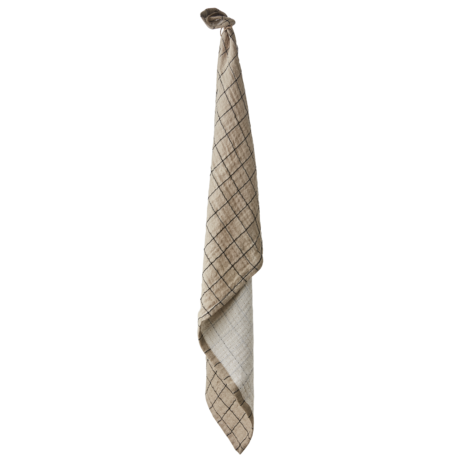 ELSA Kökshandduk, Beige/svart 2
