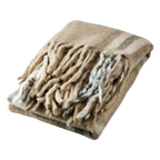 FRASSE Filt, Beige/grå/grön