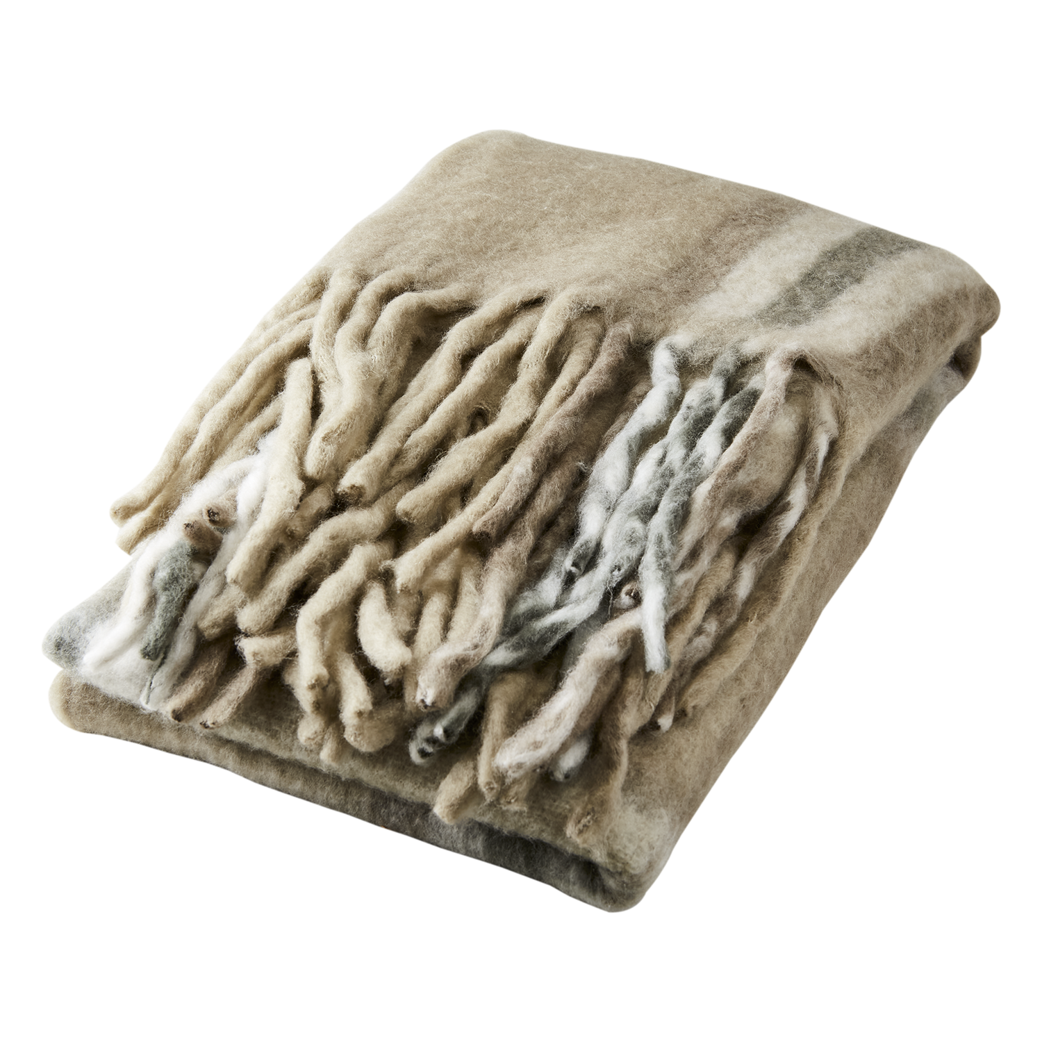 FRASSE Filt, Beige/grå/grön