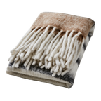 FRASSE Filt, Beige/svart/vit