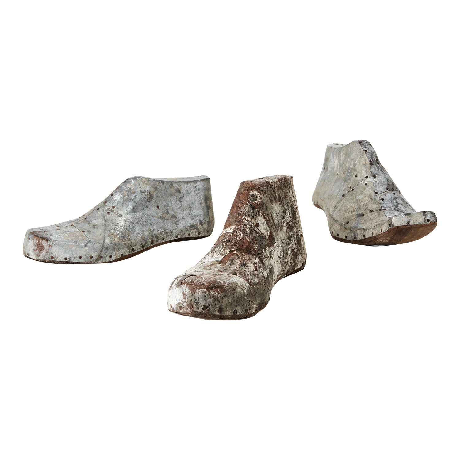 TREASURE Skoblock, Zinkfärgad/rost