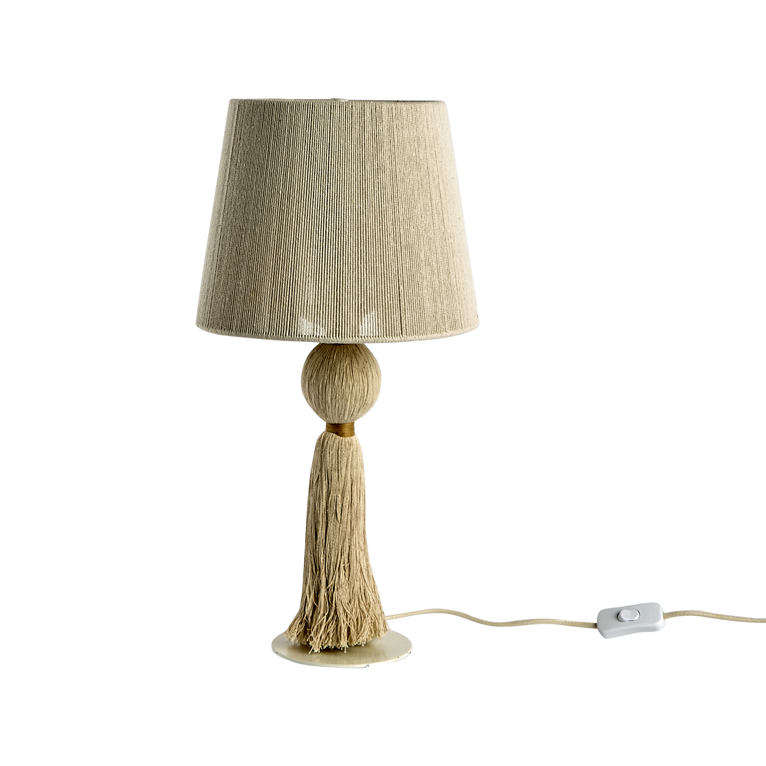 MILLA Bordslampa M, Natur/brun