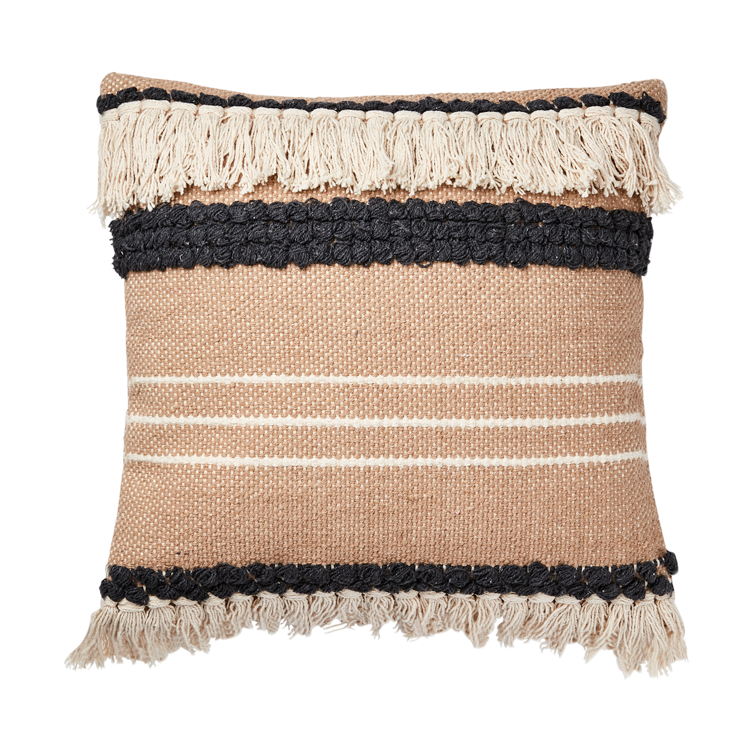 MINNA Kuddfodral, Beige/grå/elfenben