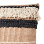 MINNA Kuddfodral, Beige/grå/elfenben 3