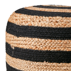 JUNI Sittpuff, Svart/natur 2