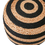 JUNI Sittpuff, Svart/natur 3