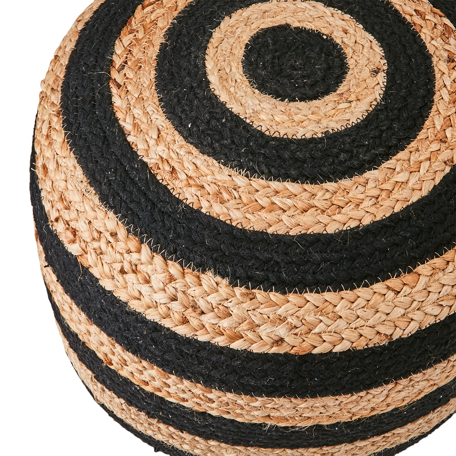 JUNI Sittpuff, Svart/natur 3