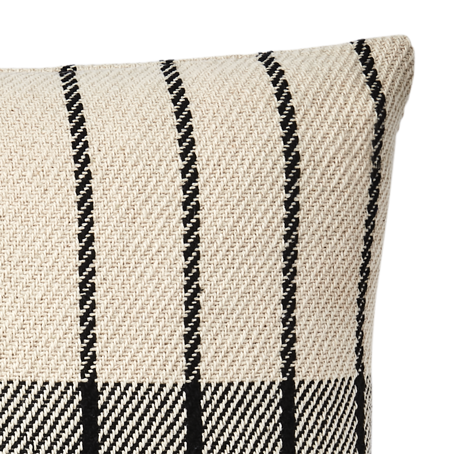 ANNA Kuddfodral, Elfenben/svart 4