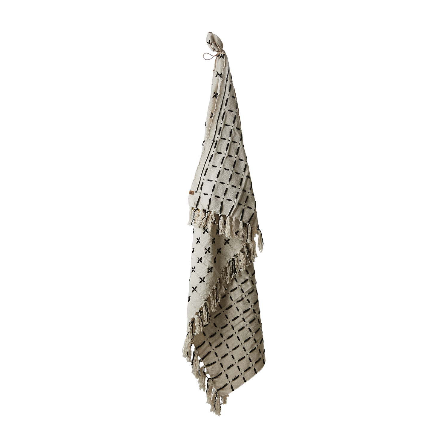 MAJA Filt, Elfenben/svart 3