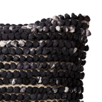 MINNA Kuddfodral, Grå/svart/vit 3