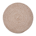 ELINA Tallriksunderlägg, Beige/elfenben