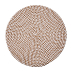 ELINA Tallriksunderlägg, Beige/elfenben