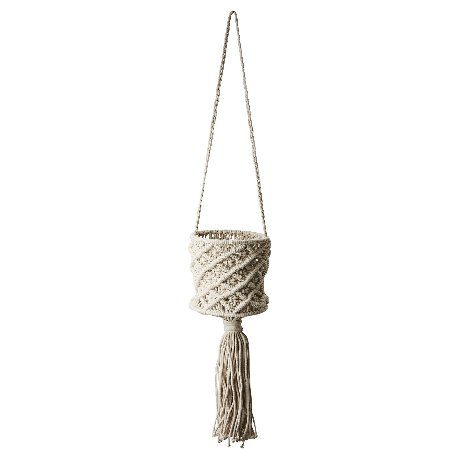 BRAID Hängande korg M, Elfenben