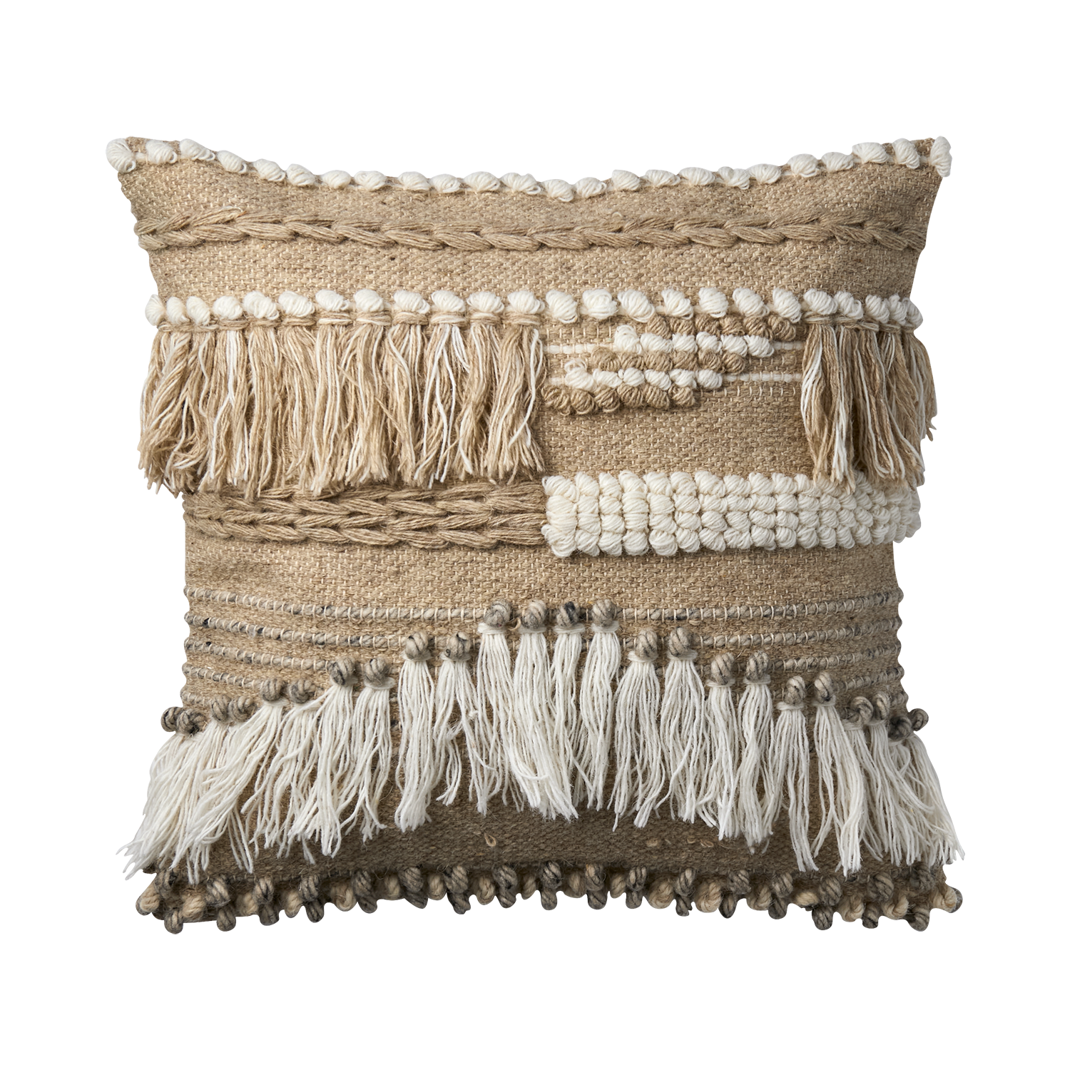 MINNA Kuddfodral, Beige/elfenben