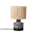 LAVA Bordslampa, Mörkbrun/flerfärgad