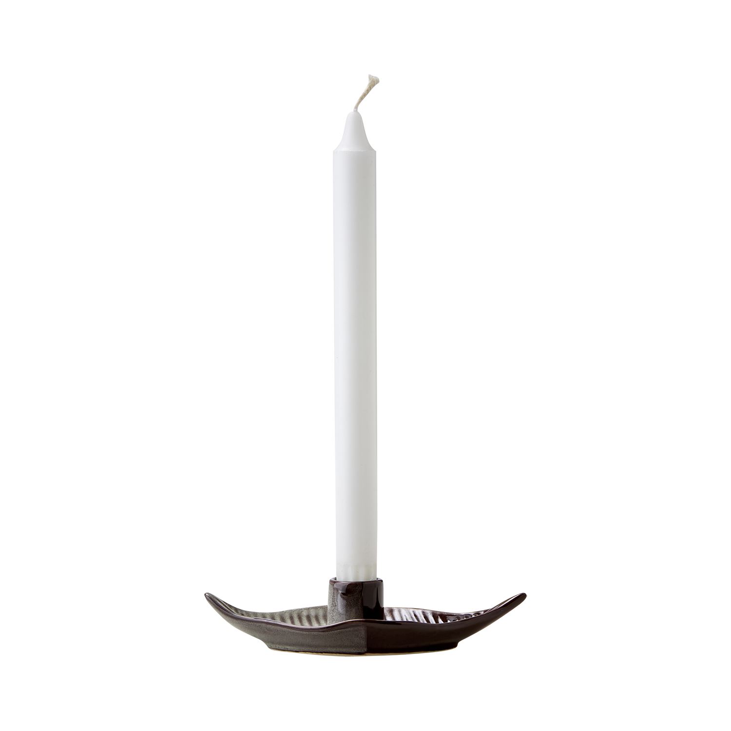 VILLE Ljusstake, Brun/elfenben 3