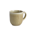 MAGDA Espressokopp, Beige – räfflad espressokopp i stengods, Ø6 × B8 × H6 cm