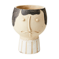 CAMILLE Kruka L, Beige/svart