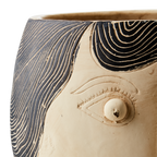 CAMILLE Kruka L, Beige/svart 3