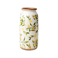 LEMONA Urna M, Vit/grön/gul