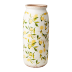 LEMONA Urna L, Vit/grön/gul