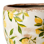 LEMONA Kruka M, Vit/grön/gul 3