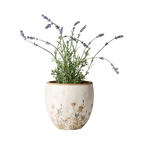 TUVA Kruka, Vit/lila/beige
