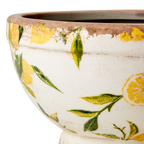 LEMONA Kruka S, Vit/grön/gul 2