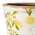 LEMONA Kruka M, Vit/grön/gul 6