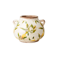 LEMONA Urna, Vit/grön/gul