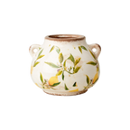 LEMONA Urna, Vit/grön/gul