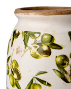 OLIVE Vas, L, Vit/grön
