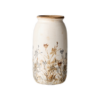 TUVA Vas, Vit/lila/beige