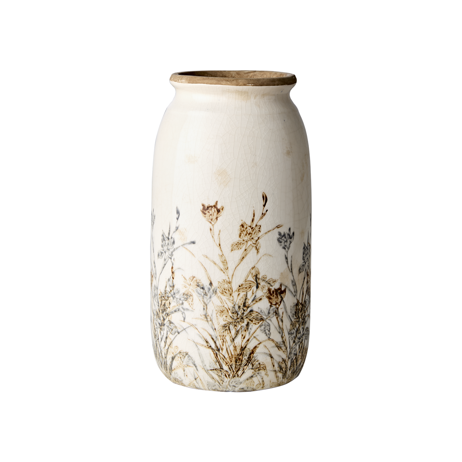 TUVA Vas, Vit/lila/beige