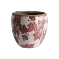 AUTUMN Kruka, Burgundy, 14 cm