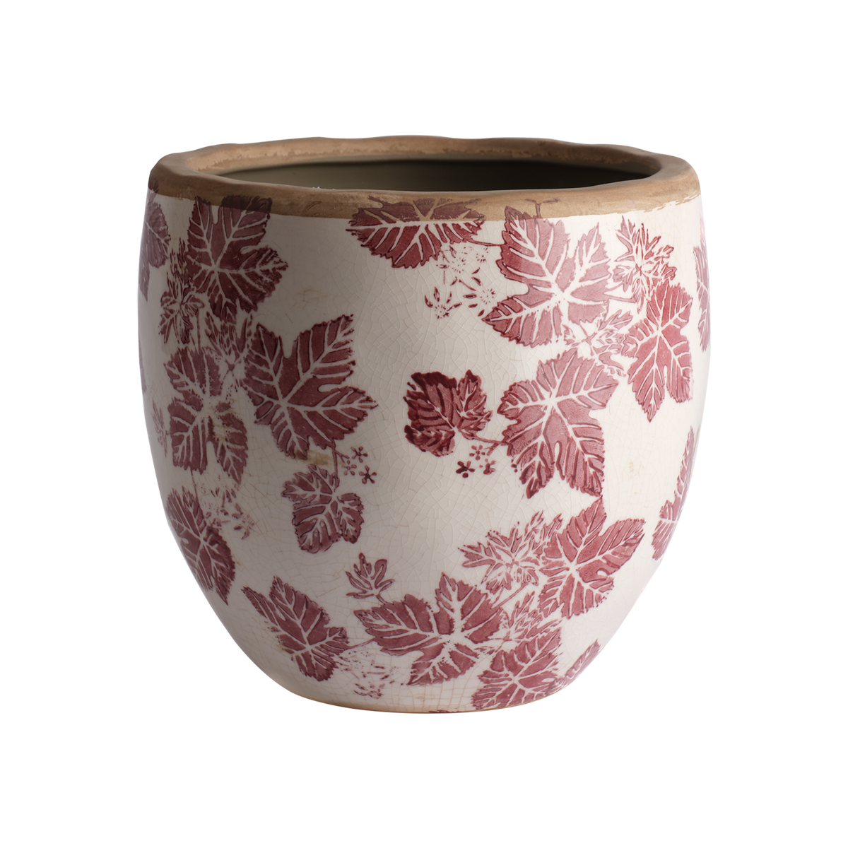 AUTUMN Kruka, Burgundy, 16 cm
