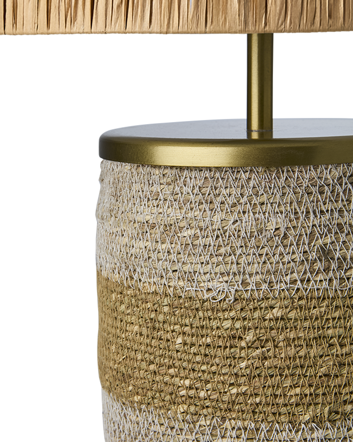 LANDO Bordslampa, Vit/natur 2
