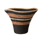 MADIBA Korg, set om 3, Svart/brun/beige 2