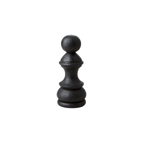 CHESS Dekorativ schackpjäs, E, Svart