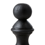 CHESS Dekorativ schackpjäs, E, Svart
