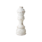 CHESS Dekorativ schackpjäs, D, Vit