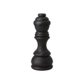 CHESS Dekorativ schackpjäs, F, Svart