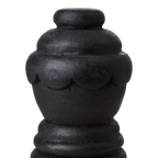 CHESS Dekorativ schackpjäs, F, Svart