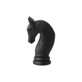 CHESS Dekorativ schackpjäs, Svart
