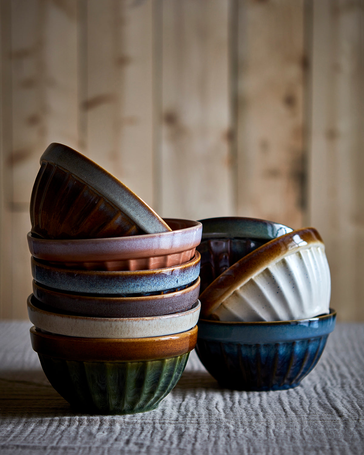 COSTA Skål L, Grön/brun 5