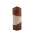 COLOURED PILLAR CANDLE Blockljus, Brun